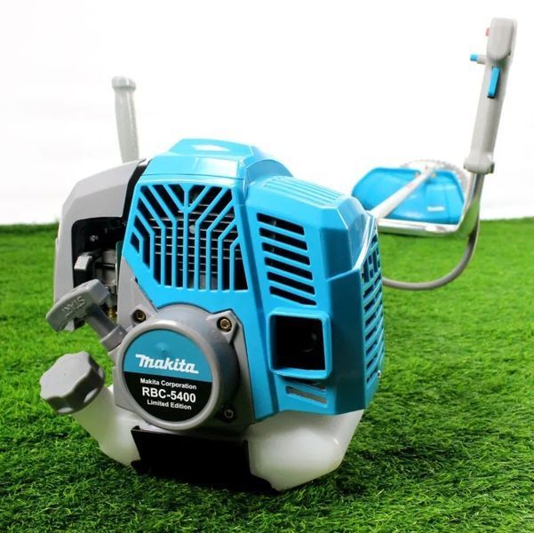 Бензокоса Makita RBC-5400 &mdash; потужна мотокоса 5.4 кВт, 2-тактний двигун, тример-кущоріз WE343 фото