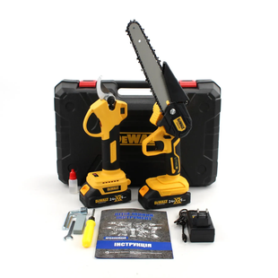 DeWalt 2в1 (24V): акумуляторний секатор + акумуляторна пила &mdash; комплект DCMPP540P1 + DCM155N PO135 фото