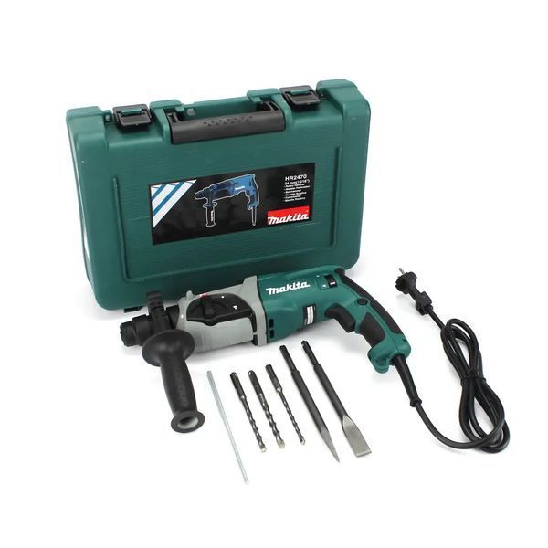 Перфоратор Makita HR2470F (780 Вт, 2.4 Дж). Професійний перфоратор Макіта П01-008 фото