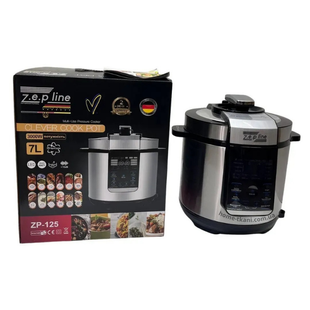 Скороварка Zepline ZP-125 3000 Вт 7л, мультифункціональна мультиварка-скороварка-йогуртниця 3в1 29 програм, сенсорне керування FDHG23 фото