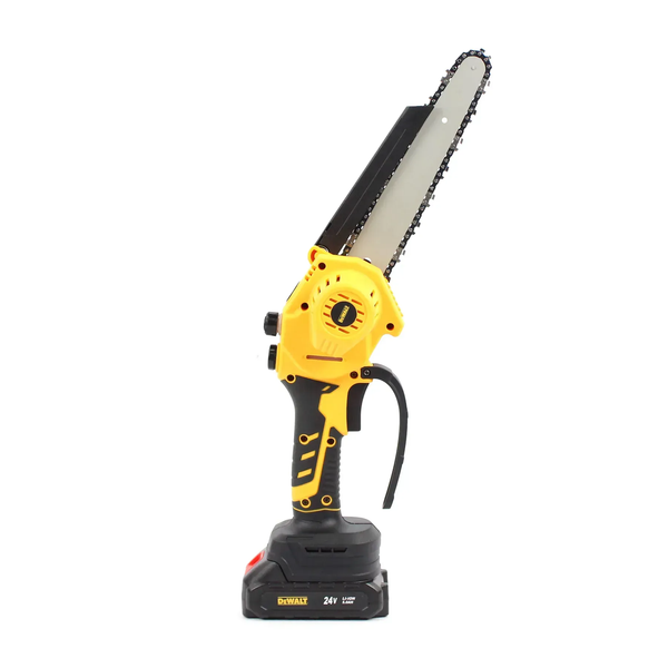 Акумуляторна міні-пила DeWalt DCM190HN (24V, 5Ah) &mdash; щіточна, з напівавтоматичною подачею мастила OO334 фото