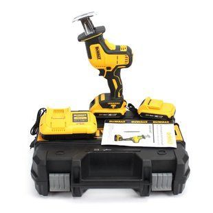 Акумуляторна сабельна пила DeWalt (DCS312NT) 24V 4AH АКБ Шабельна пилка Деволт Э01-067 фото