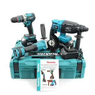 Набір 3в1 Makita 36V Перфоратор + Шуруповерт + Болгарка FEG357 фото