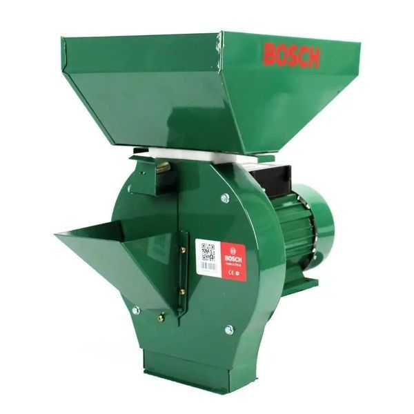 Дробилка для зерна + Млин Bosch BFS 4200 (4.2 кВт 230 кг/год) Кормоподрібнювач для зерна та коренеплодів З01-006 фото